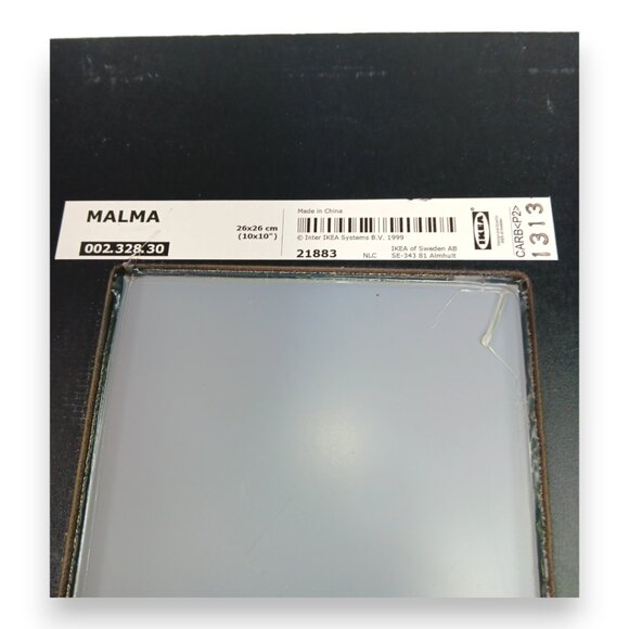 IKEA MALMA Mirror & Frame - Square-Faith- Gray-Rustic-Modern-10x10 - Picture 6 of 10